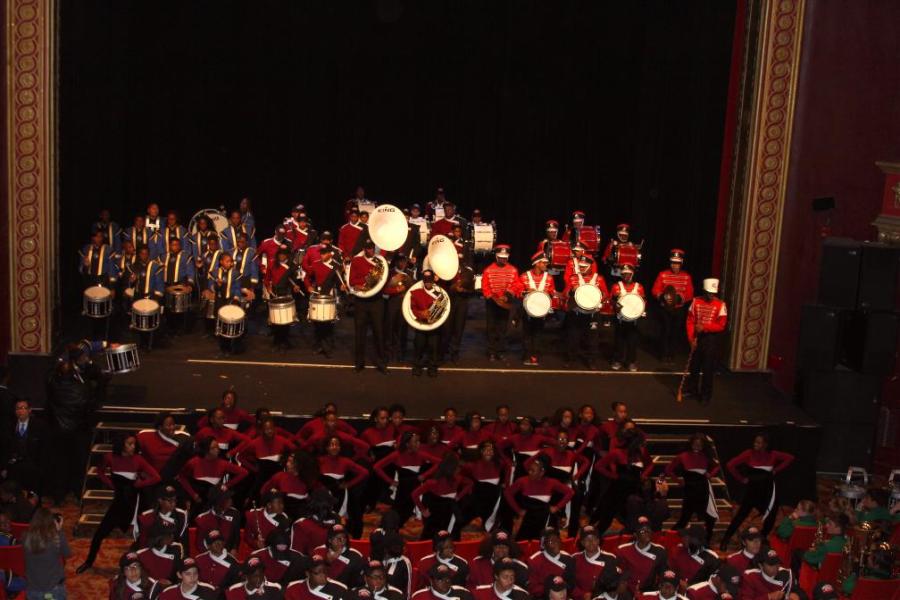 DMAE Marching Band Booms at Blowout