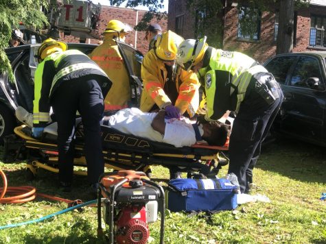 Mock Crash Is Hard Hitting Reminder for Seniors