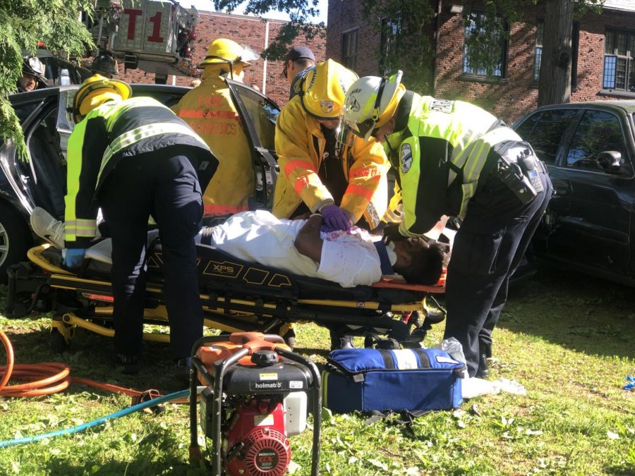 Mock Crash Is Hard Hitting Reminder for Seniors