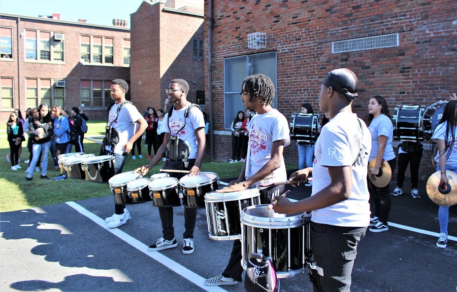 High Spirits at Pep Rally