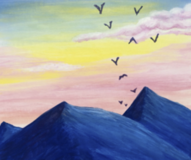 Senior Paint Night Raised Money and Lowered Stress