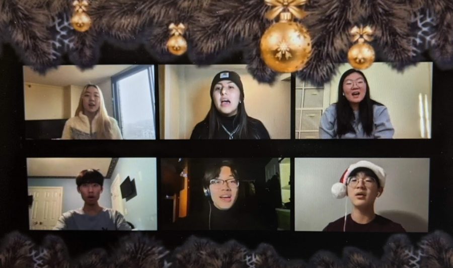 Tri-M and Vocal Synergy Virtually Perform Holiday Carols